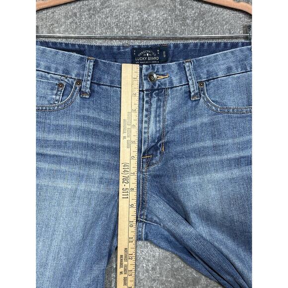 Lucky Brand Sweet Jean Crop Jeans Womens Size 12 Blue Denim Pockets‎ - Picture 8 of 10